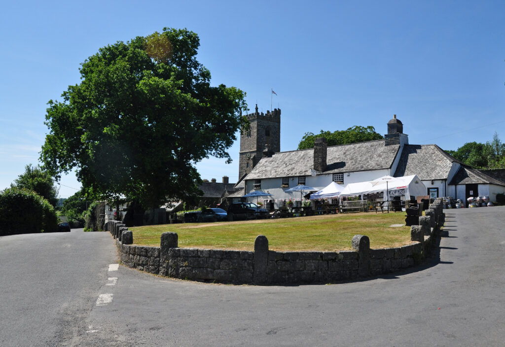 Dartmoor pub village