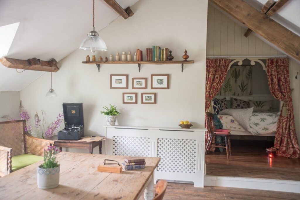 Open plan loft at Cambrian Escapes